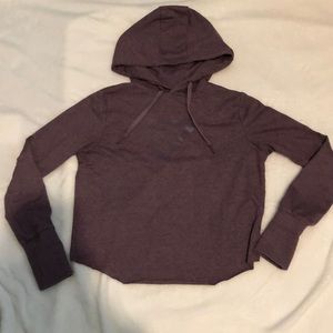 Gymshark cropped purple hoodie